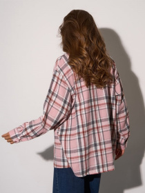 Сорочка повсякденна ISSA Plus модель 15284_розовый Сорочка повсякденна ISSA Plus модель 15284_розовый Фото