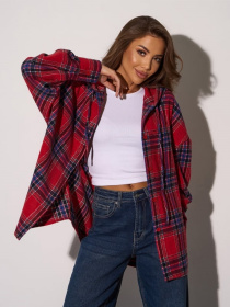 Рубашка ISSA Plus модель 15287_красный Фото