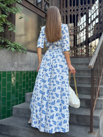 Блуза ISSA Plus модель 15278_белый Фото