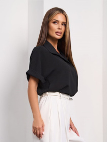 Блуза ISSA Plus модель 15278_черный Фото