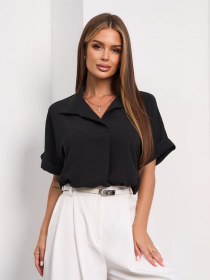 Блуза ISSA Plus модель 15278_черный Фото