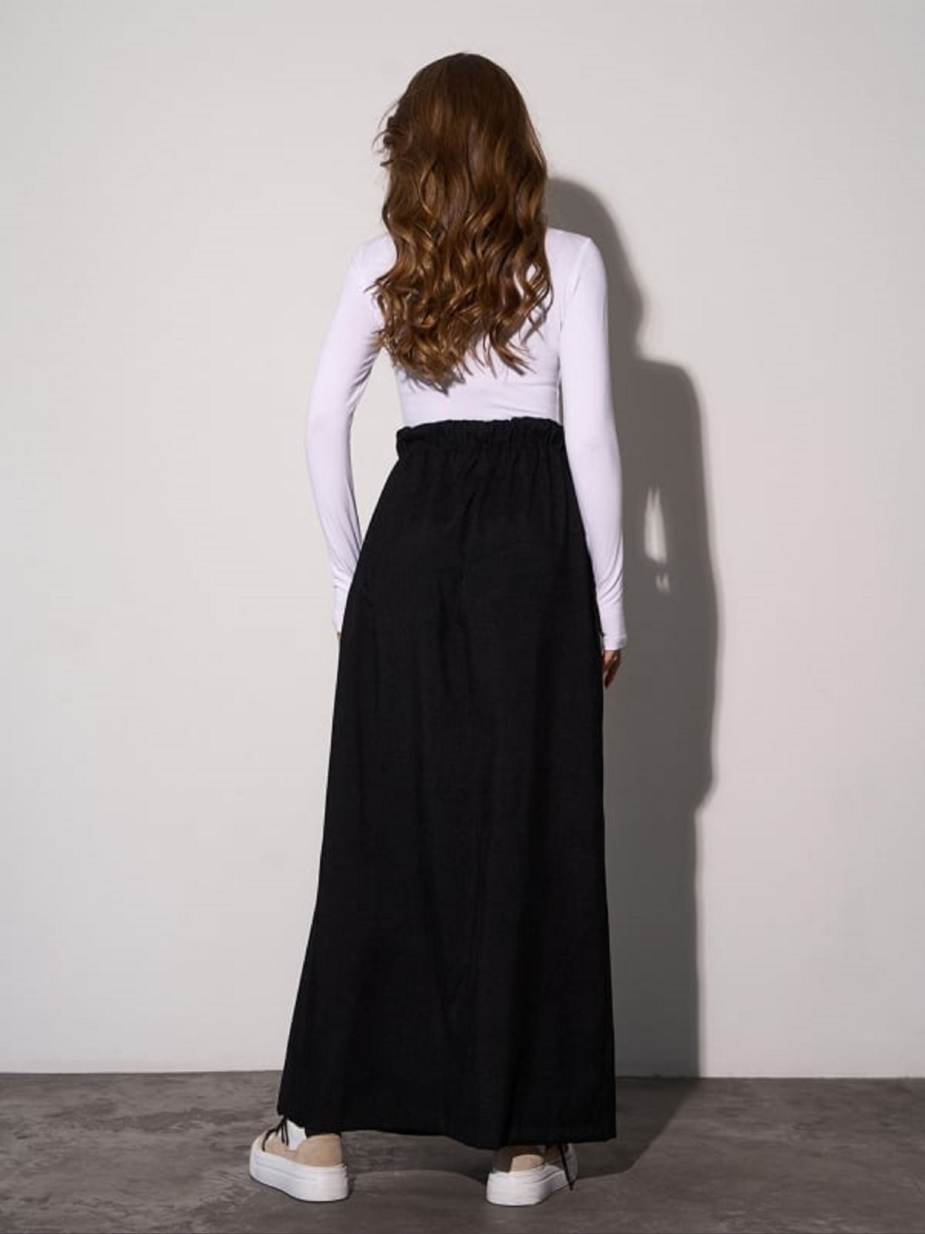 Спідниця максі ISSA Plus модель 15285_черный Фото