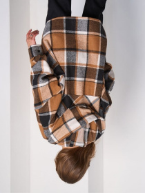 Рубашка ISSA Plus модель 15290_коричневый Фото