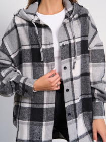 Рубашка повседневная ISSA Plus модель 15290_серый Рубашка повседневная ISSA Plus модель 15290_серый Фото