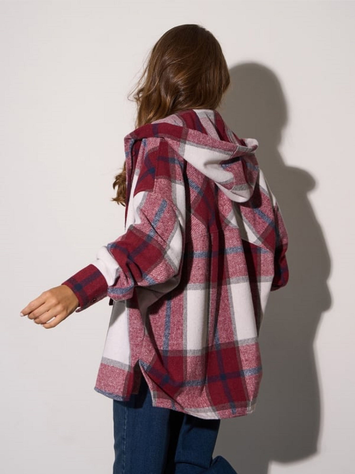 Рубашка ISSA Plus модель 15291_бордовый Фото