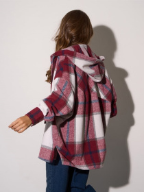 Рубашка ISSA Plus модель 15291_бордовый Фото