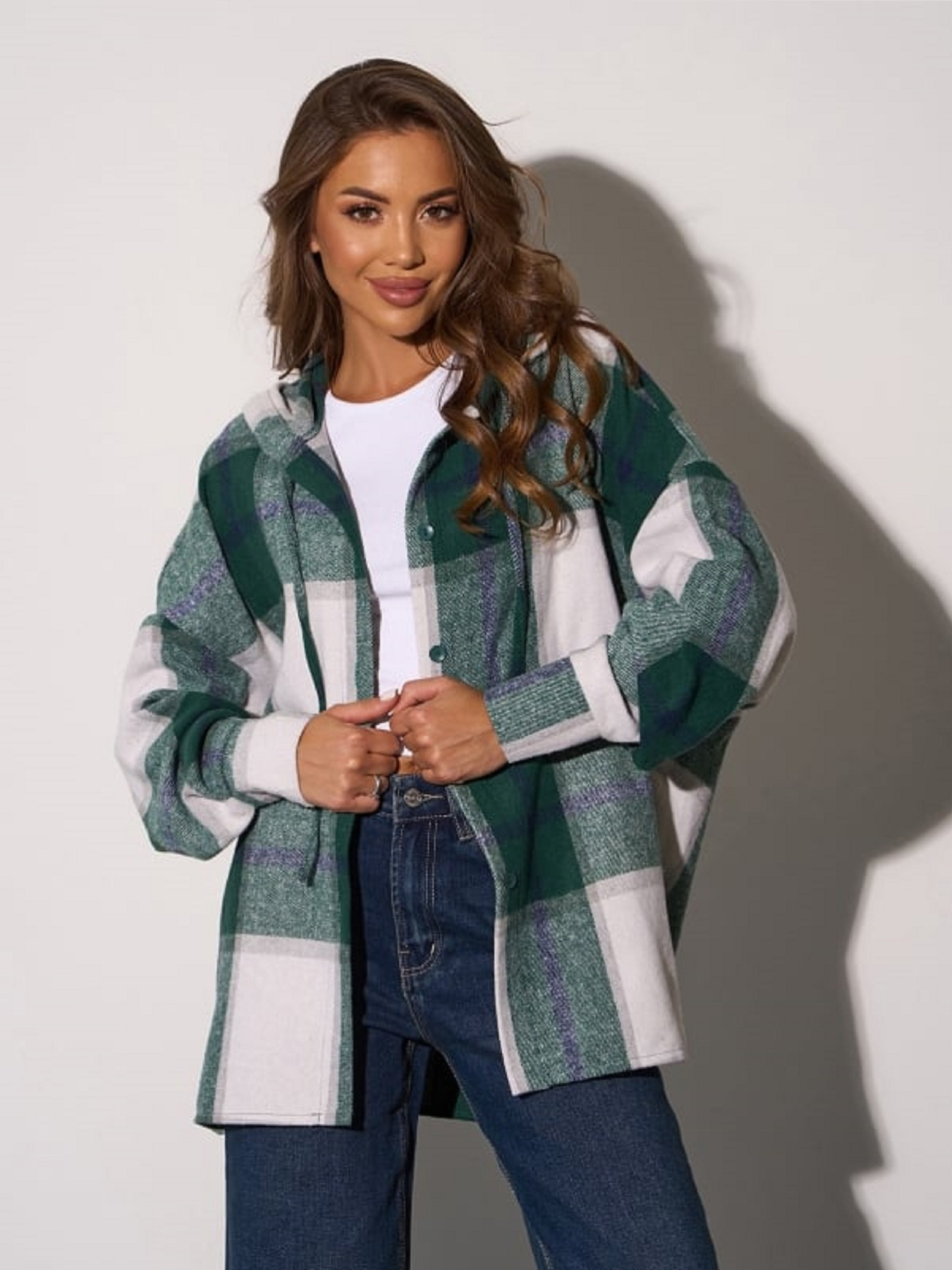 Сорочка повсякденна ISSA Plus модель 15291_зеленый Фото