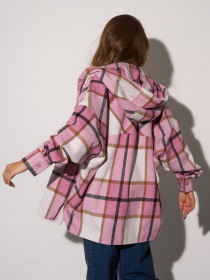 Рубашка ISSA Plus модель 15292_розовый Фото