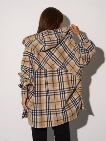 Рубашка ISSA Plus модель 15293_бежевый Фото