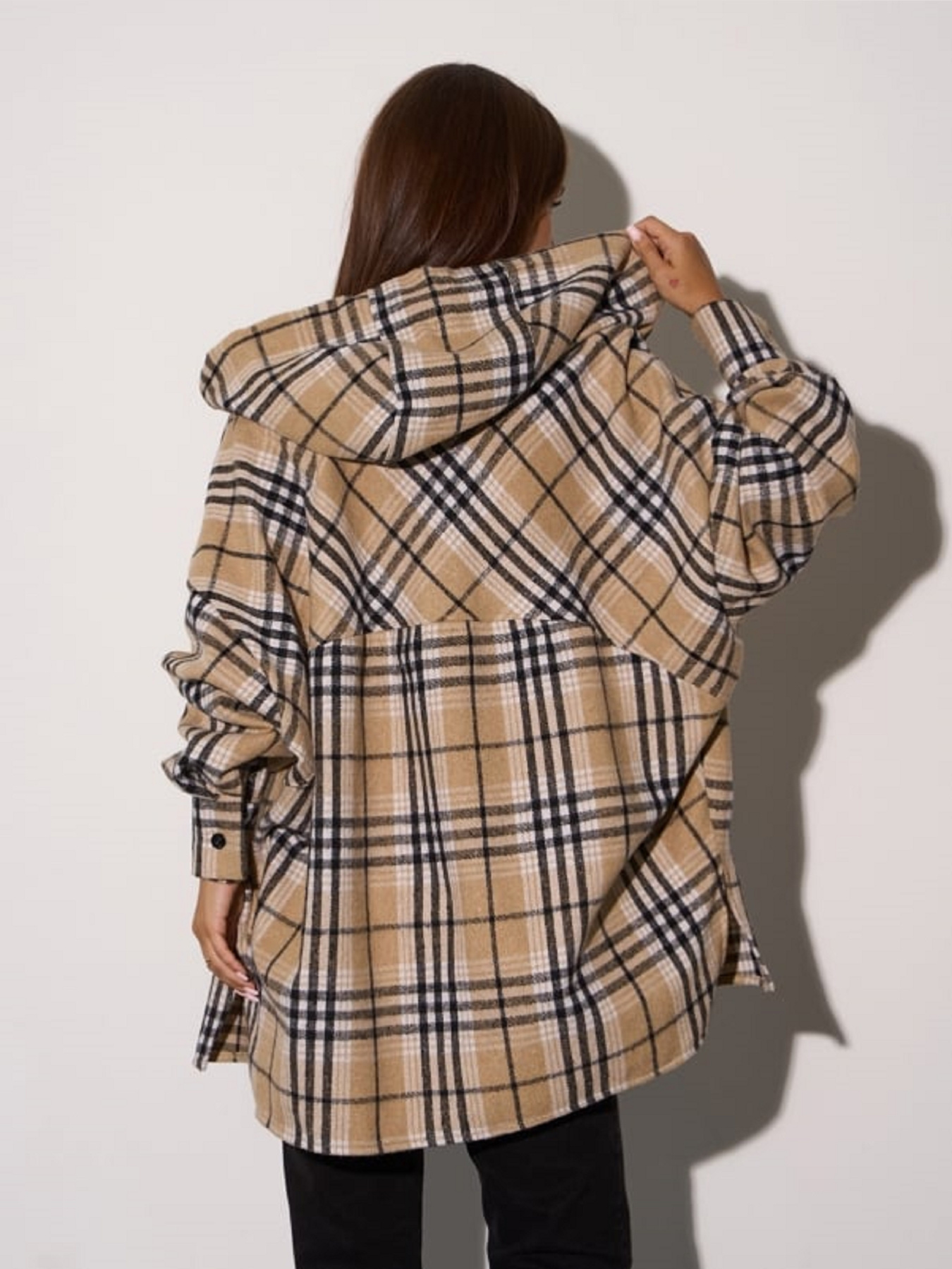 Сорочка повсякденна ISSA Plus модель 15293_бежевый Фото