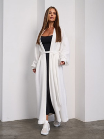 Кардиган ISSA Plus модель 15294_белый Фото