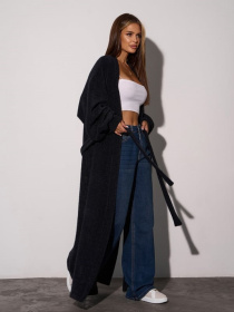 Кардиган ISSA Plus модель 15294_черный Фото