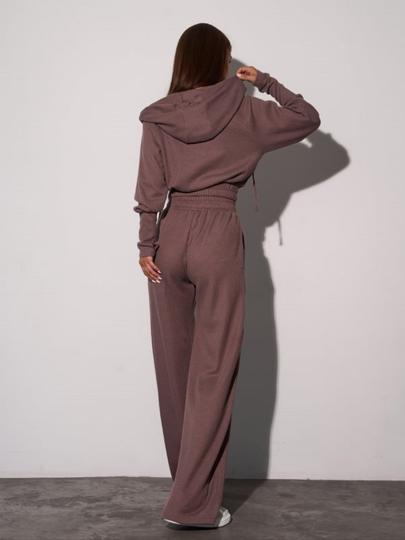 Повседневный костюм ISSA Plus модель SA_552_коричневый Фото