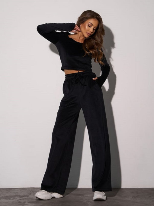 Костюм ISSA Plus модель SA_654_черный Фото