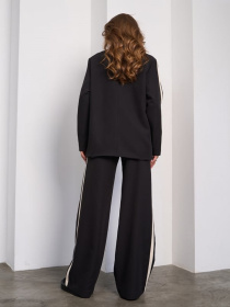 Деловой костюм ISSA Plus модель SA_659_черный Фото