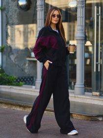 Спортивный костюм ISSA Plus модель 15286_черный Фото