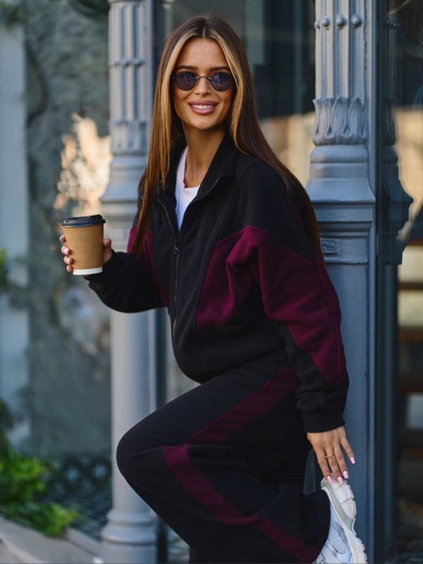 Спортивный костюм ISSA Plus модель 15286_черный Спортивный костюм ISSA Plus модель 15286_черный Фото