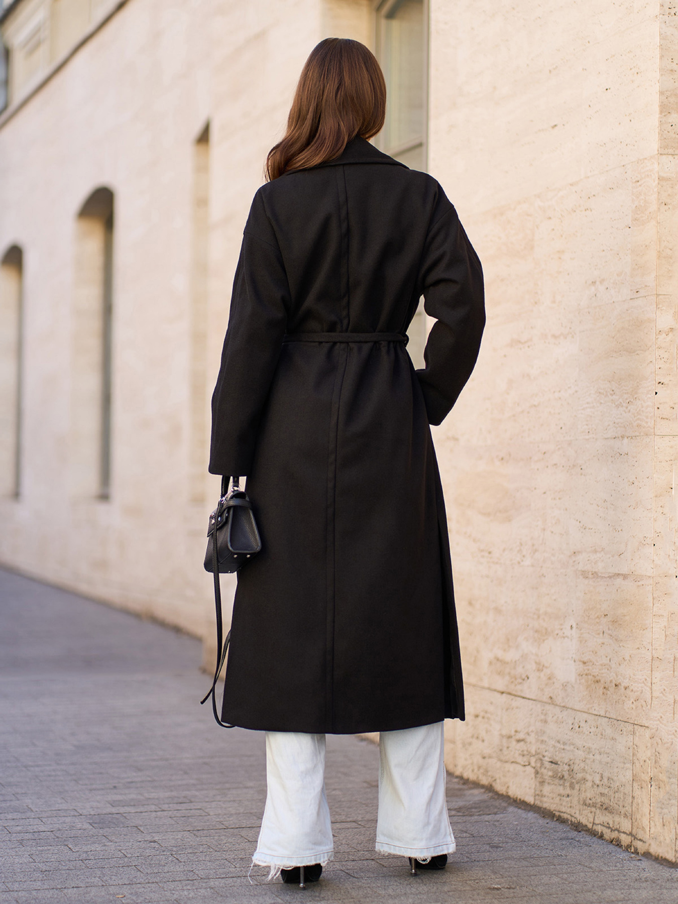 Пальто ISSA Plus модель 15296_черный Фото