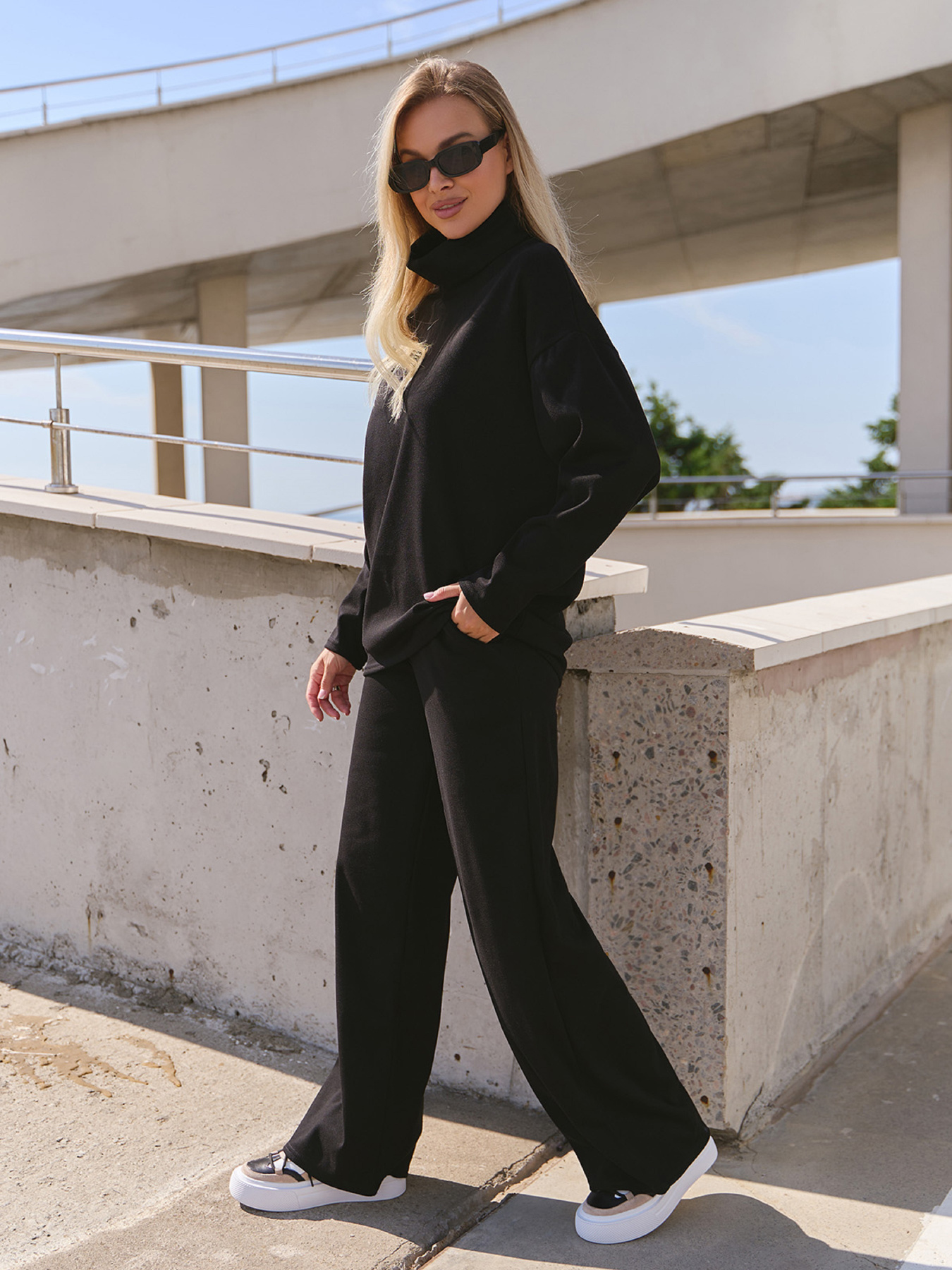 Повсякденний костюм ISSA Plus модель 14820A_черный Фото