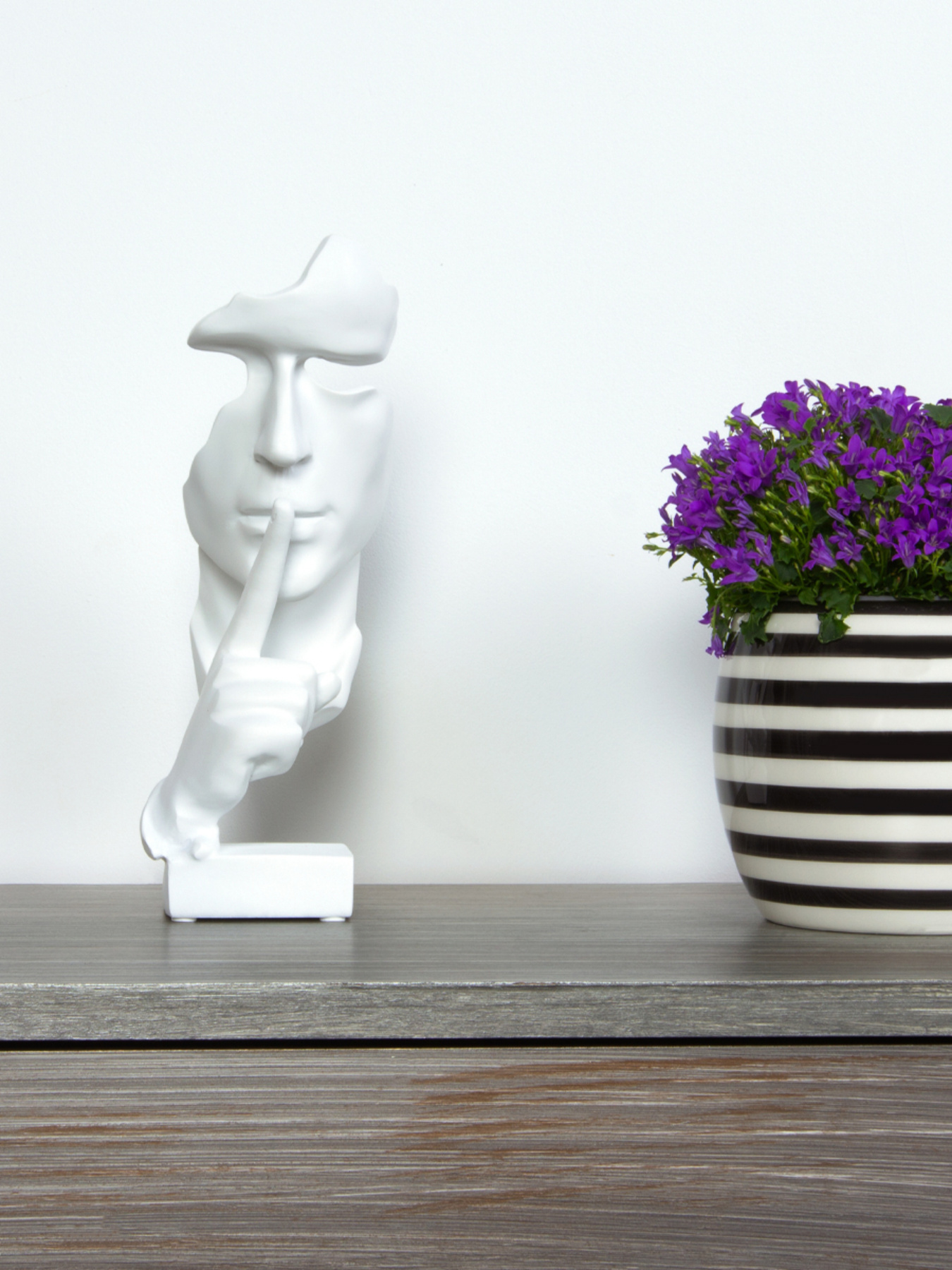 Статуэтка "Лицо" MBM MY HOME модель DH-ST-05 WHITE Фото