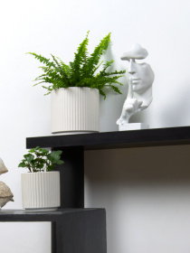 Статуетка "Обличчя" MBM HOME модель DH-ST-05 WHITE Фото