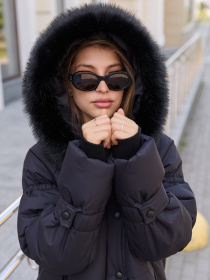 Зимова куртка MilaNova модель Куртка К-351 черный Фото