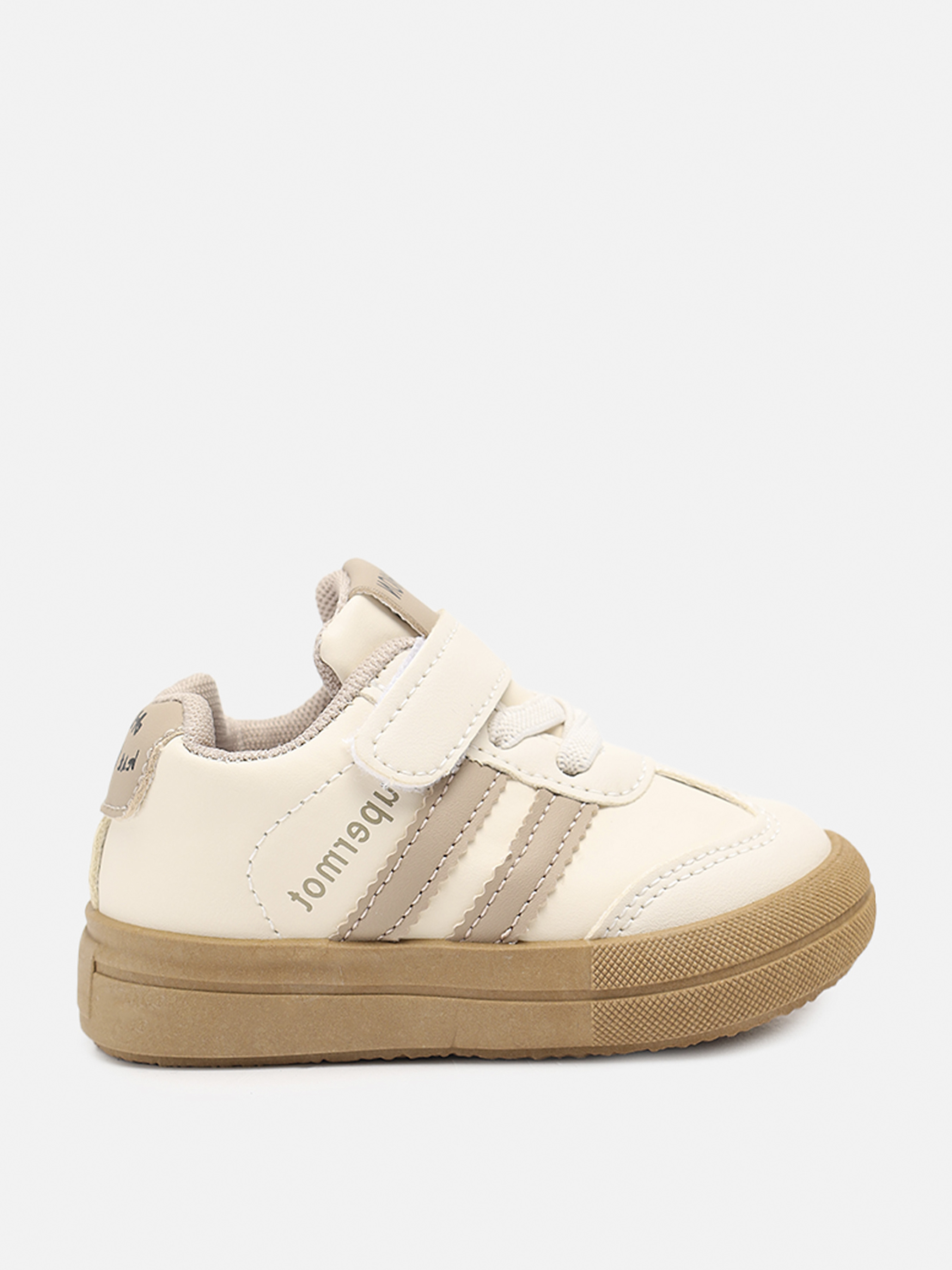 Дитячі Кеди низькі YUKI  (CB-00277770) колір бежевий, матеріал екошкіра