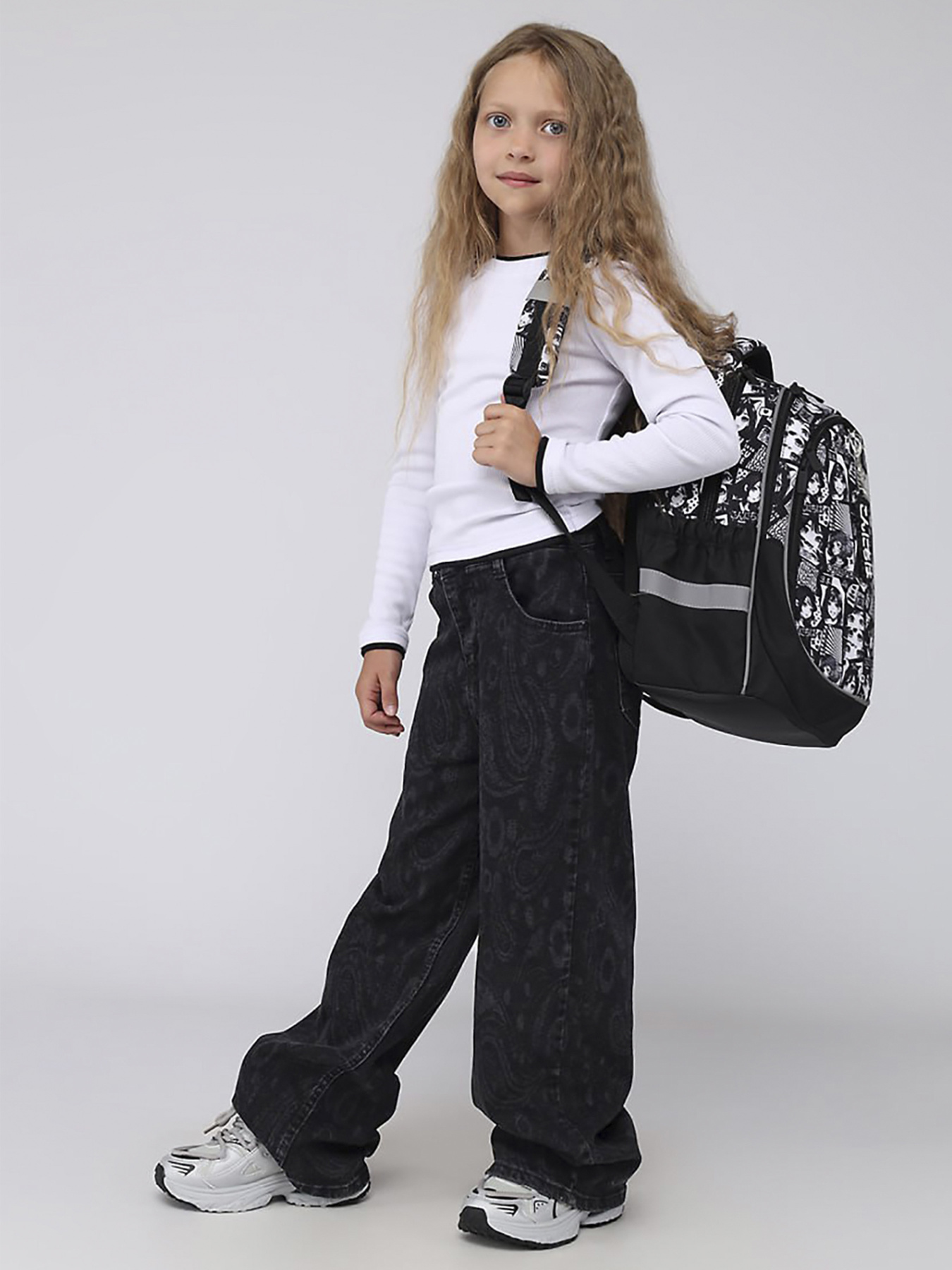 Широкие джинсы YUKI модель ЦБ-00282010 Фото