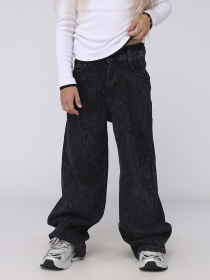 Широкі джинси YUKI модель ЦБ-00282010 Фото