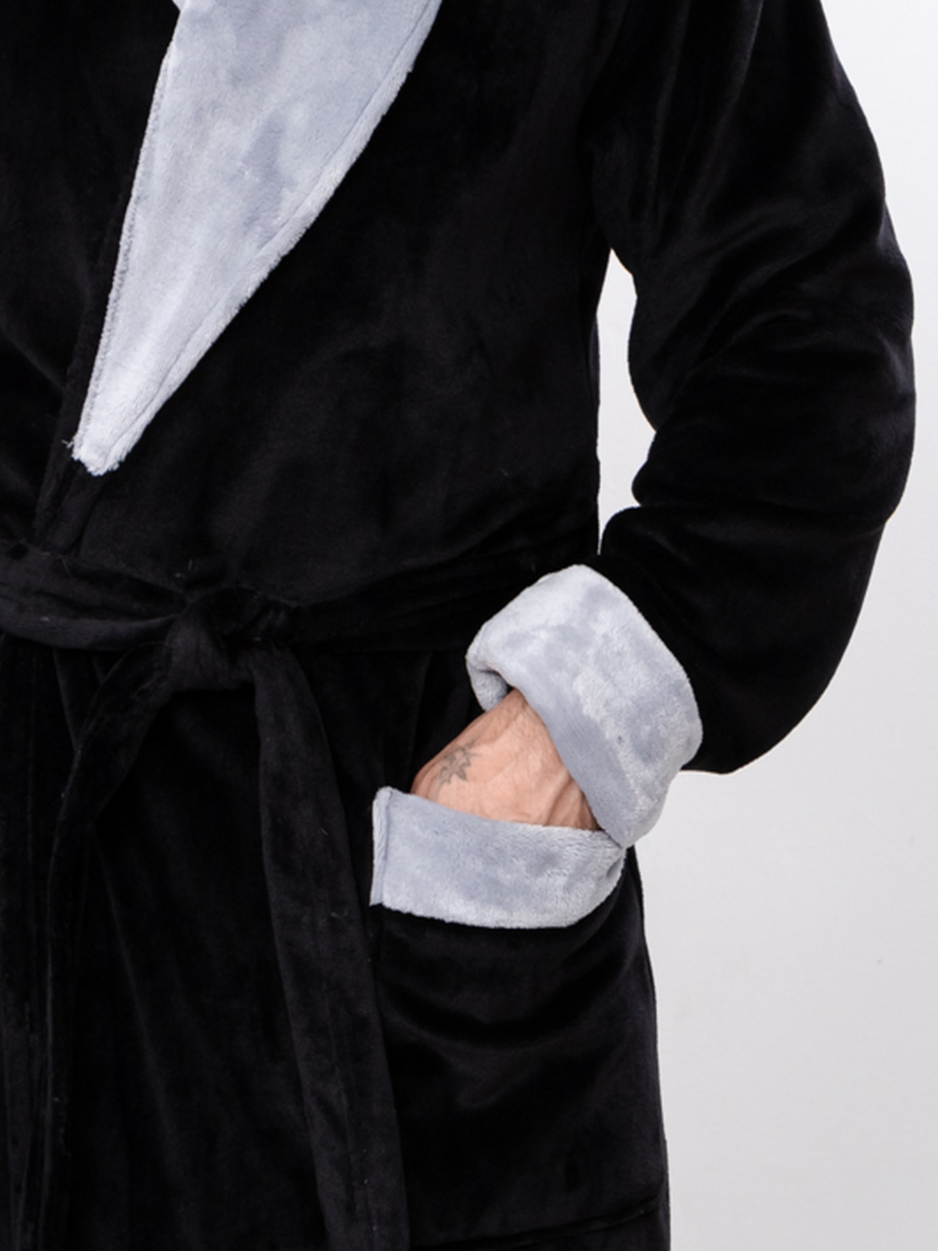 Халат Носи своє модель 8619-034-chornij-srij Фото