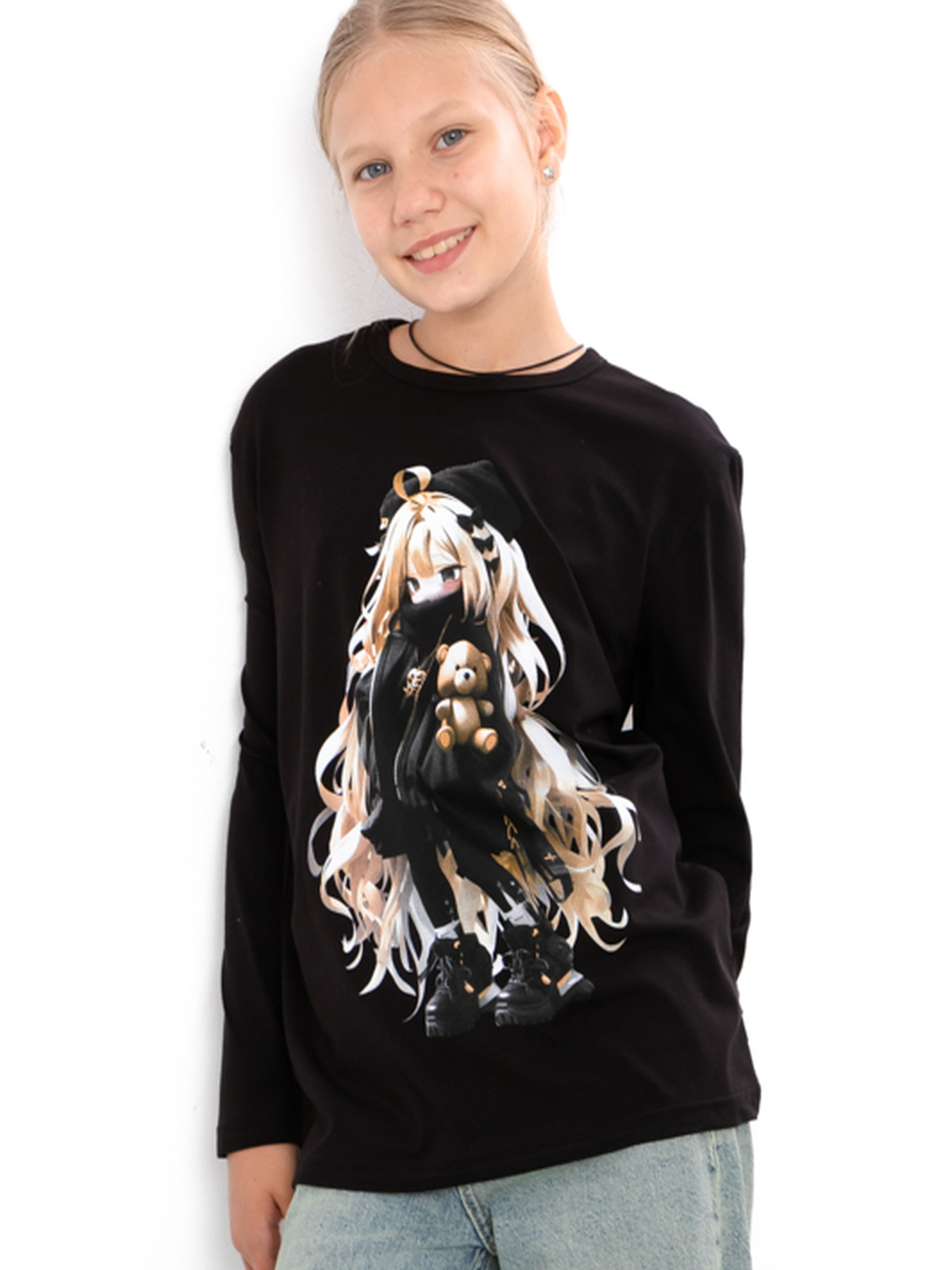 Лонгслив Носи своє модель 6363-036-33-2-3-chornij-anme Фото