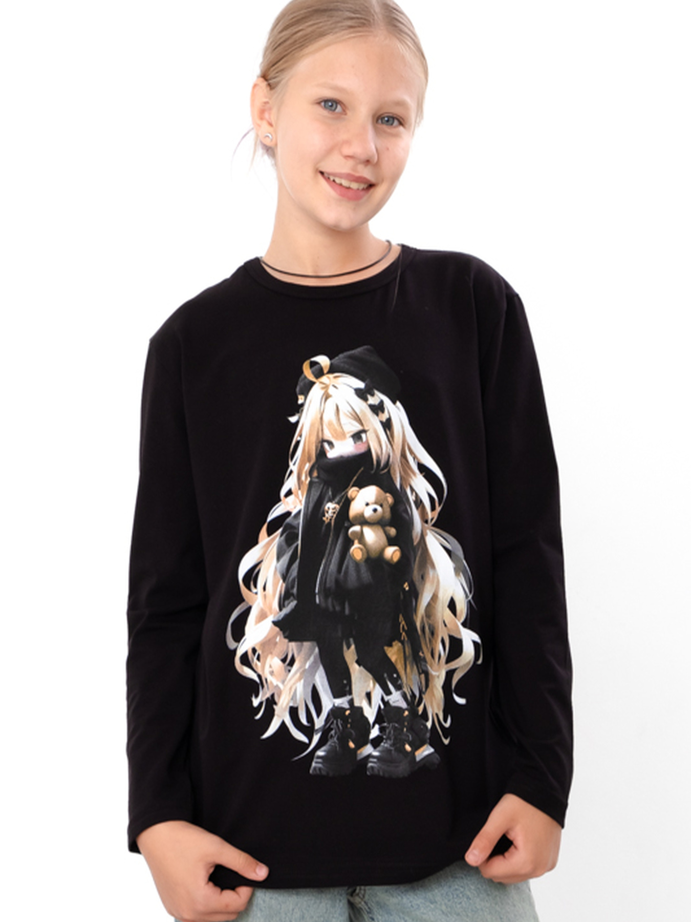 Лонгслив Носи своє модель 6363-036-33-2-3-chornij-anme Фото