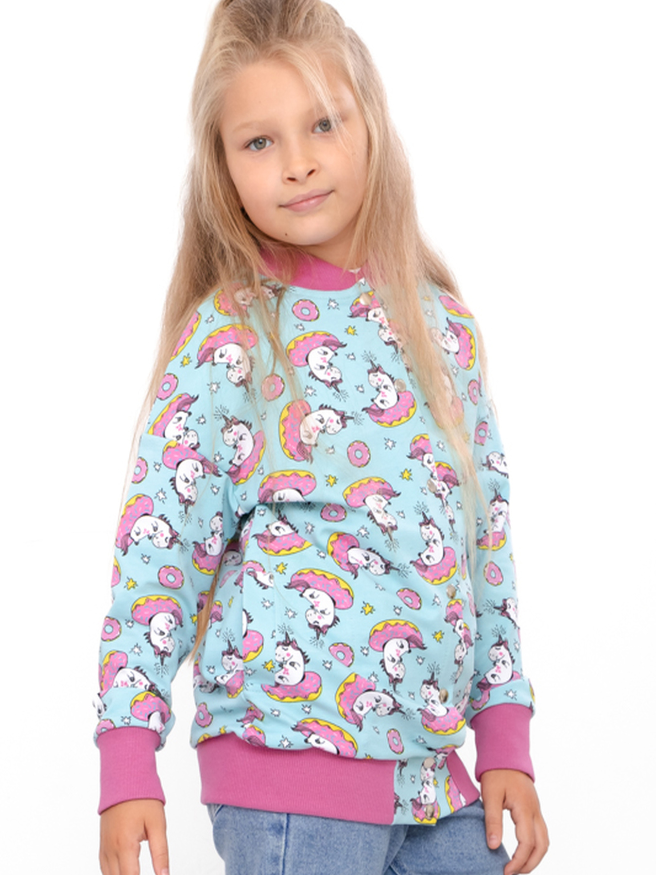 Кофта Носи своє модель 6404-055-5-dinorg-blakitnij Фото