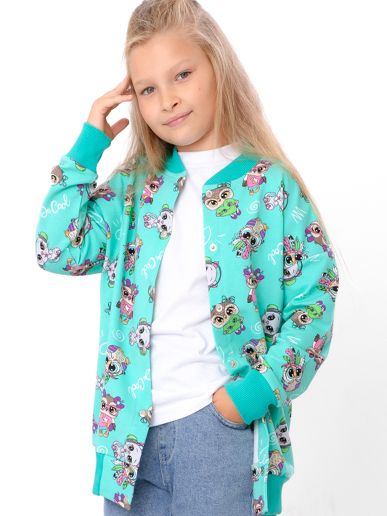 Кофта Носи своє модель 6404-055-5-sova-mentol Фото
