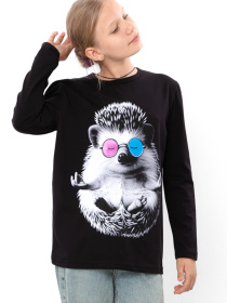 Лонгслив Носи своє модель 6363-036-33-2-4-chornij-zhachok Фото