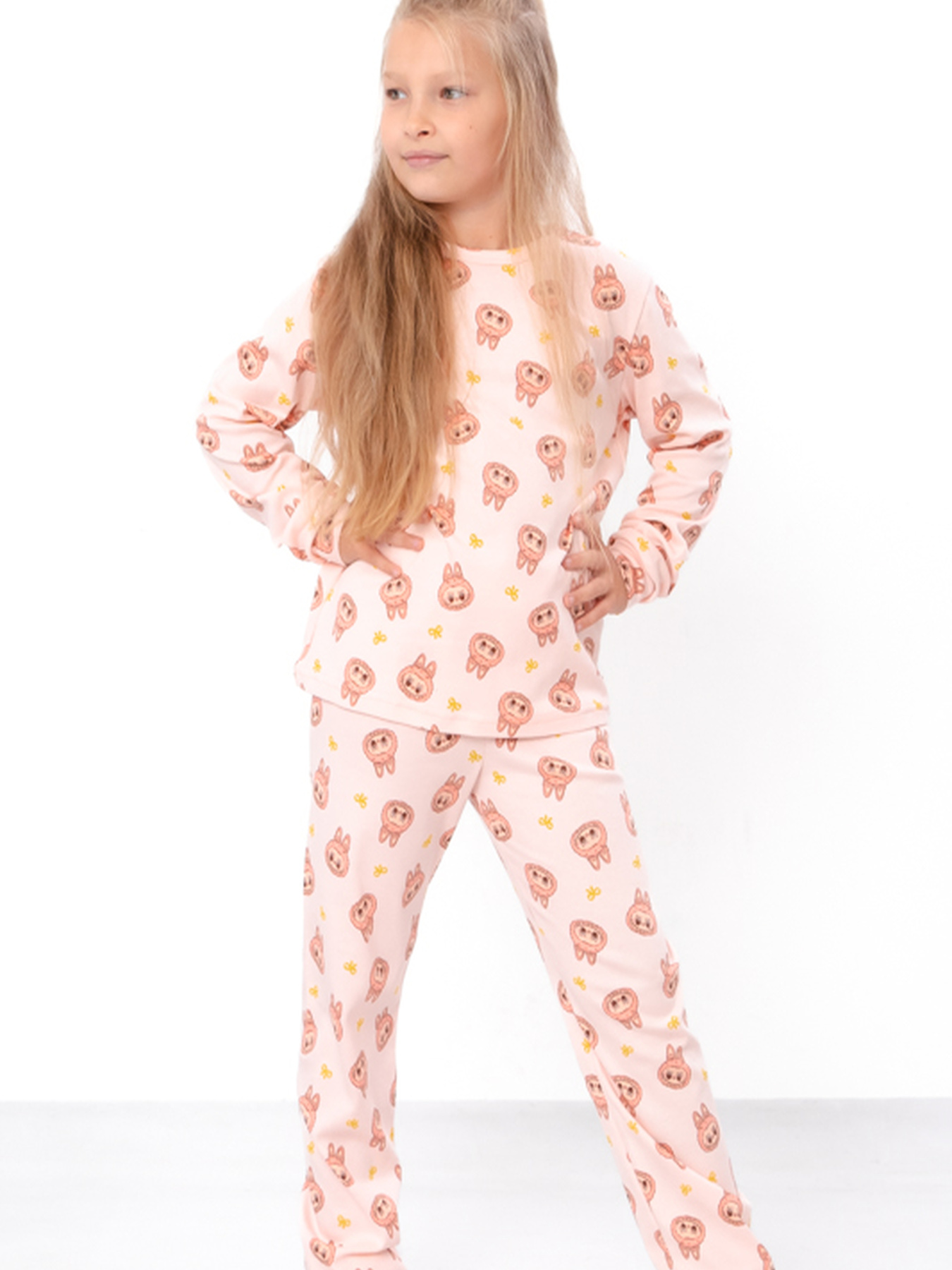 Піжама Носи своє Модель 6076-016-5-labubu-svtlo-persikovij Фото