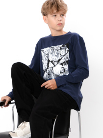 Лонгслив Носи своє модель 6363-036-33-1-2-sinxo-chornij-naruto Фото