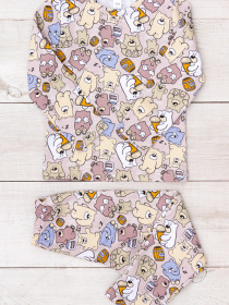 Пижама Носи своє модель 6076-024-5-vedmediki-temno-pudrovij Фото