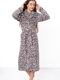 Халат Носи своє модель 8577-035-leopard-korichnevij Фото