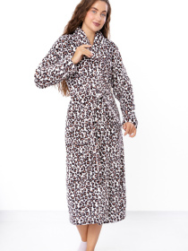Халат Носи своє модель 8577-035-leopard-korichnevij Фото