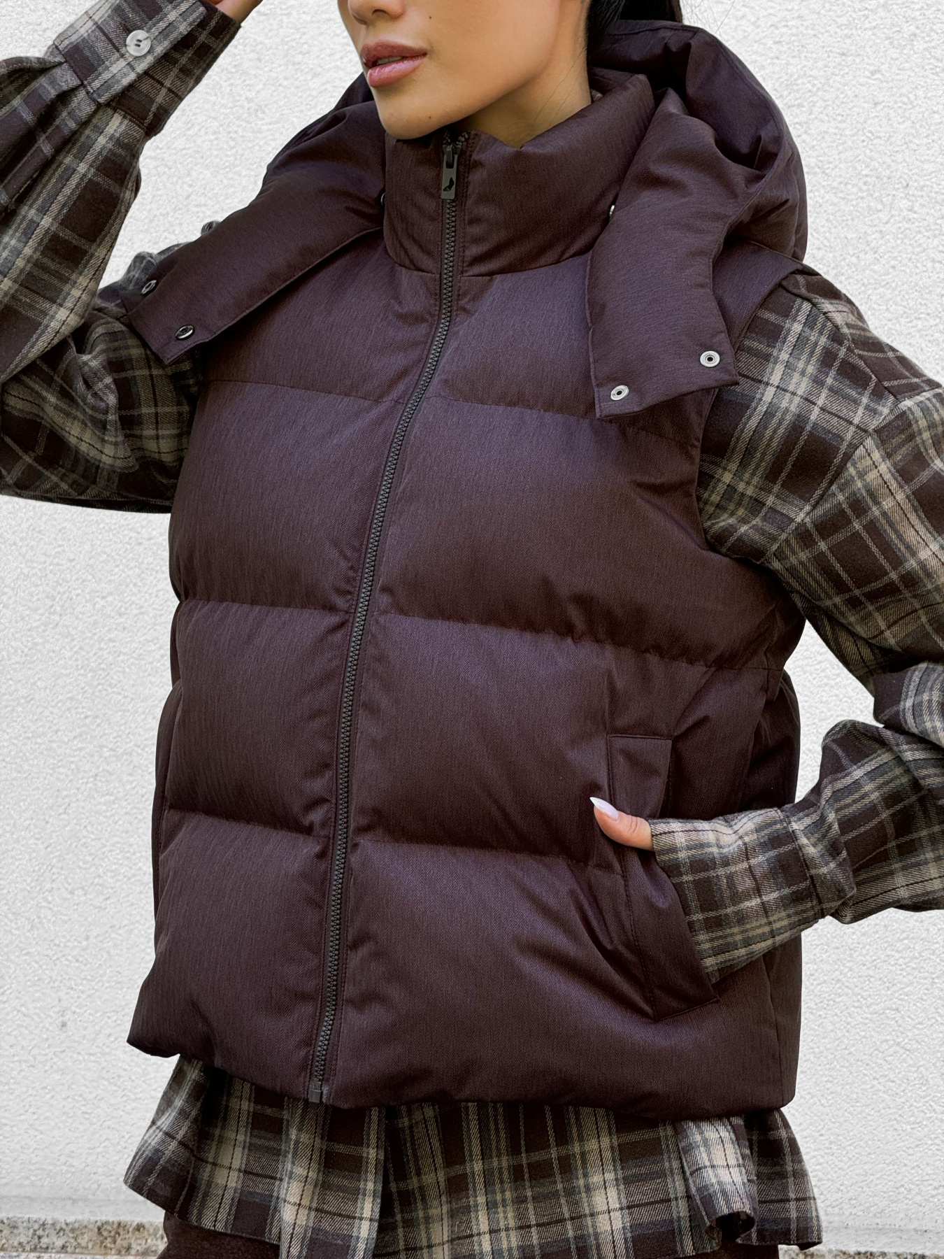 Жилет с утеплителем Jadone Fashion модель Zhylet_Ark_shoko Фото