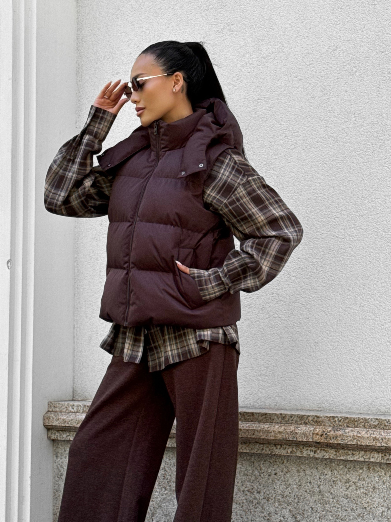 Утепленный жилет Jadone Fashion модель Zhylet_Ark_shoko Фото