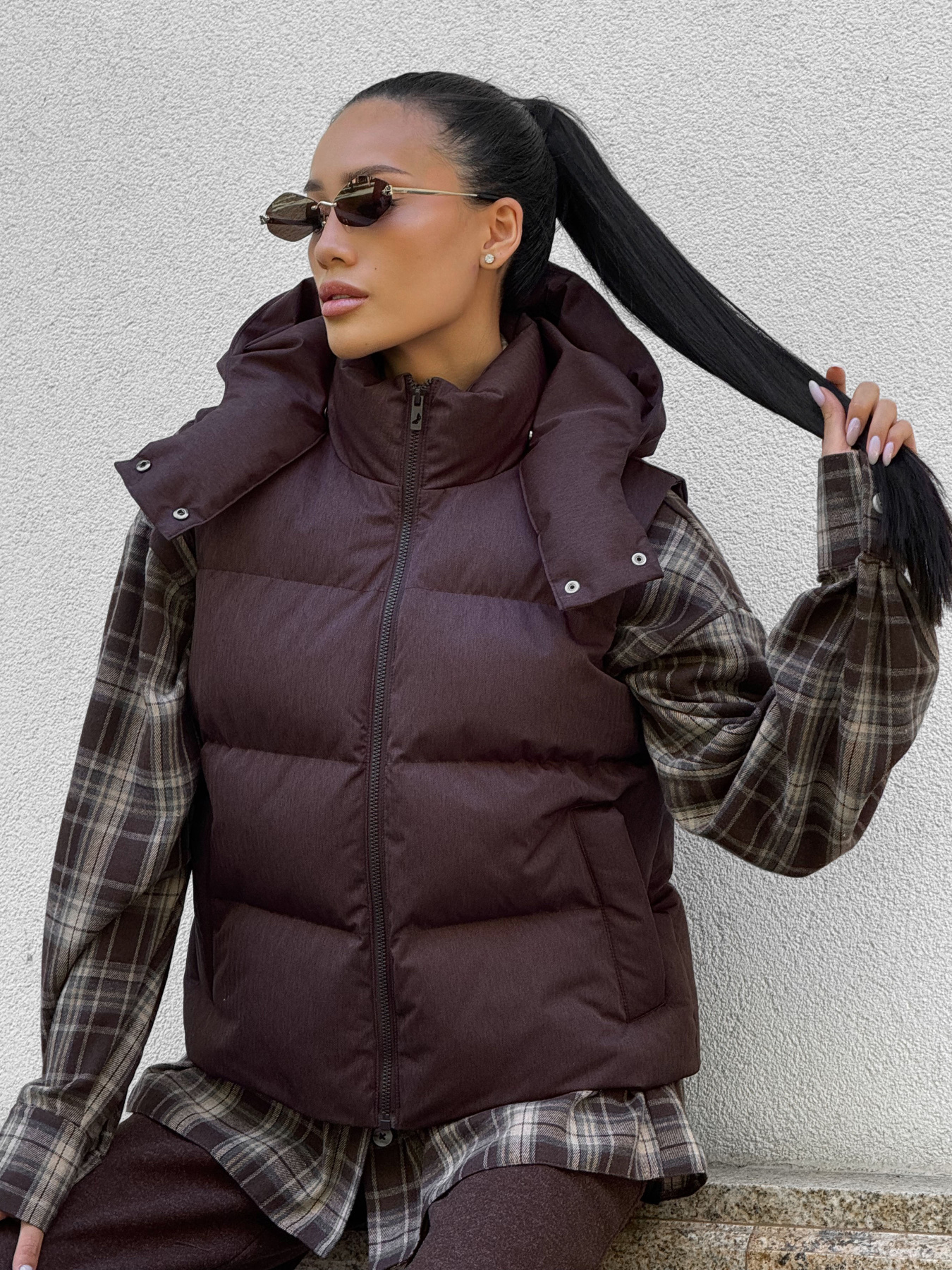 Утепленный жилет Jadone Fashion модель Zhylet_Ark_shoko Фото