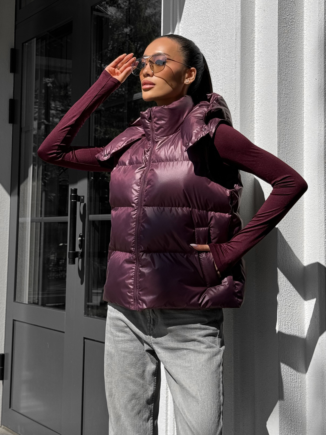 Утепленный жилет Jadone Fashion модель Zhylet_Kul_marsal Фото