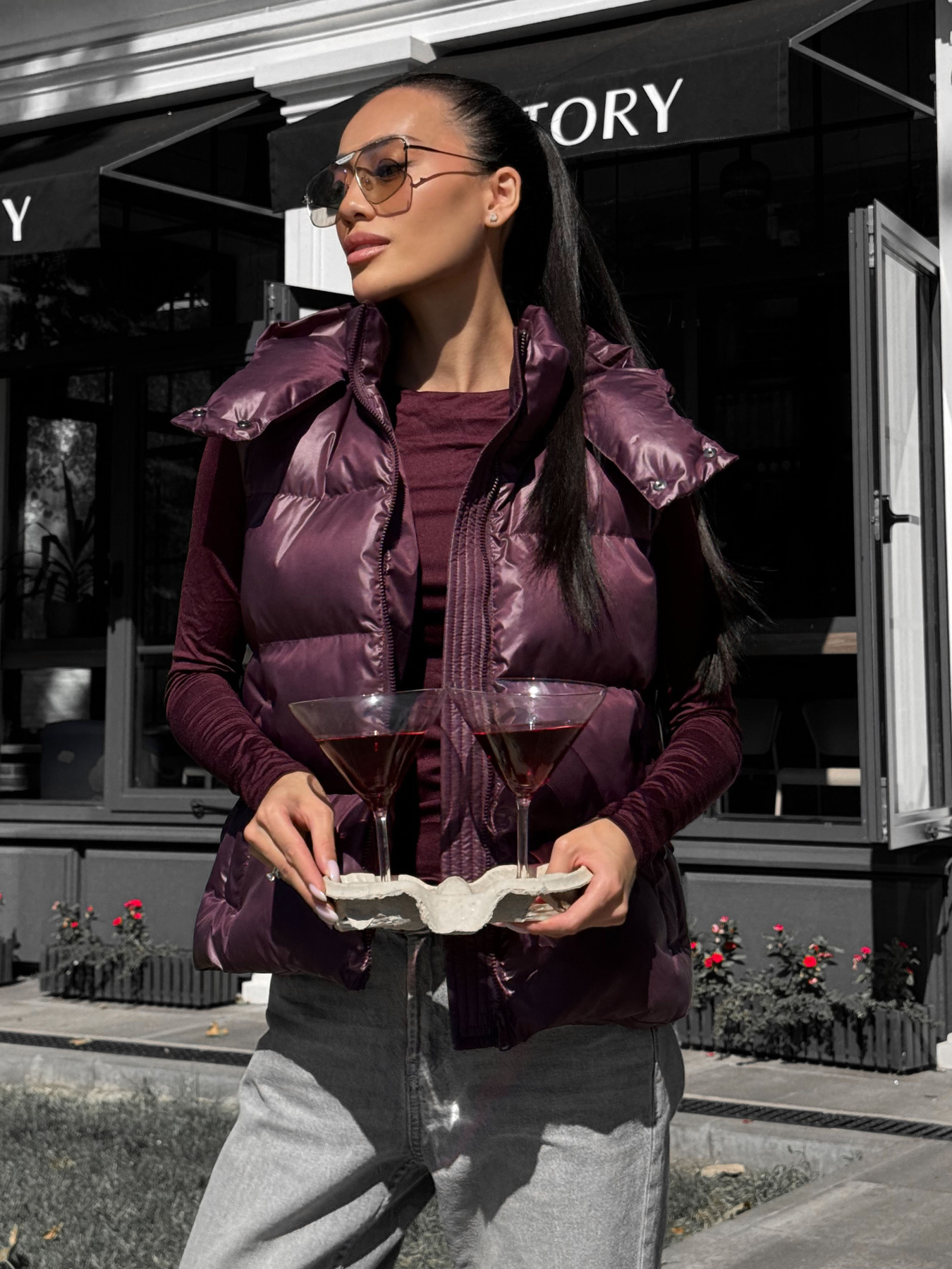 Утепленный жилет Jadone Fashion модель Zhylet_Kul_marsal Фото