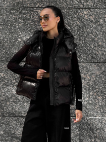 Жилет з утеплювачем Jadone Fashion модель Zhylet_Kul_chorne Фото