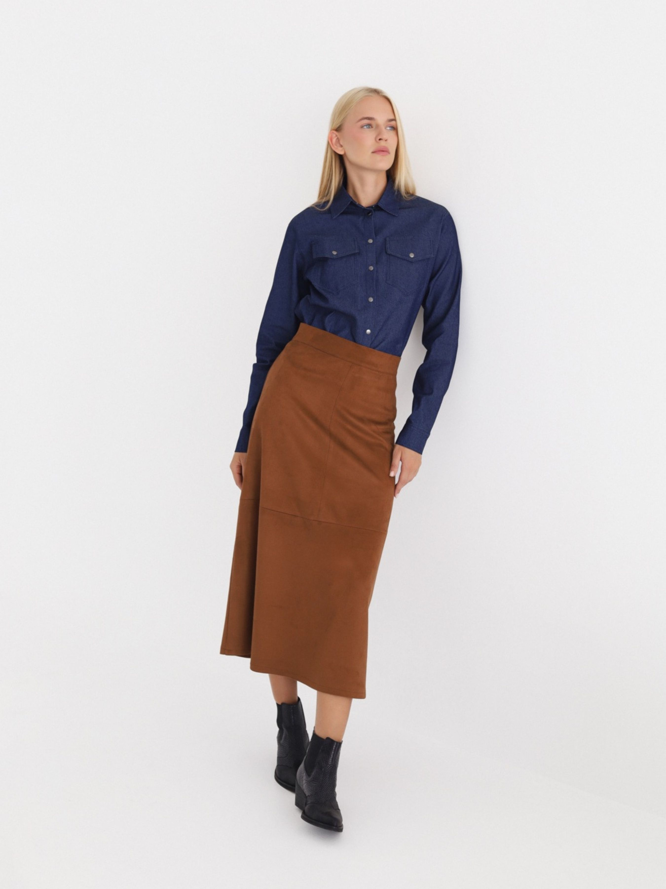 Юбка миди Lilove модель 370 Фото