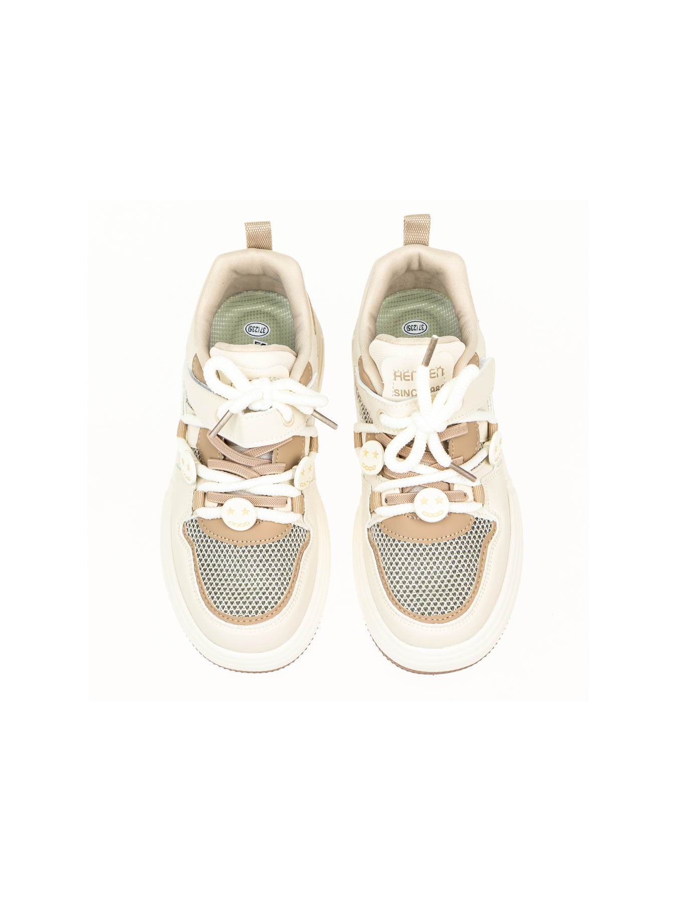 Кросівки повсякденні Calorie  модель D35811 бежево-коричневі (32-37) Фото