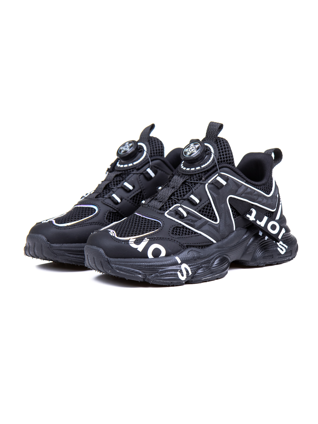 Кроссовки повседневные Calorie  модель K247062 чорні (32-37) Фото