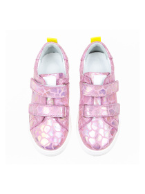 Кеды низкие Calorie  модель 0497 рожевий хамелеон (31-36) Фото